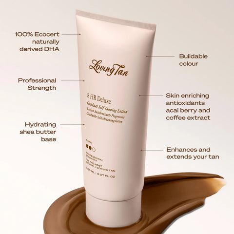 8 HR Deluxe Gradual Self-Tanning Lotion Dark