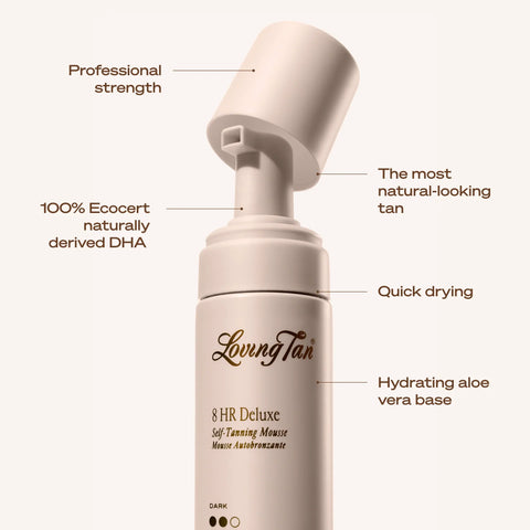 8 HR Deluxe Self-Tanning Mousse Dark